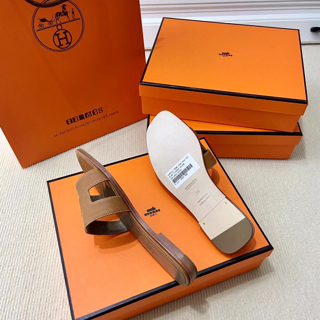 에르메스 올수공 오란 슬리퍼 샌들 앱송 44